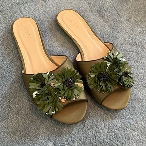 J. Crew slide sandals size 10